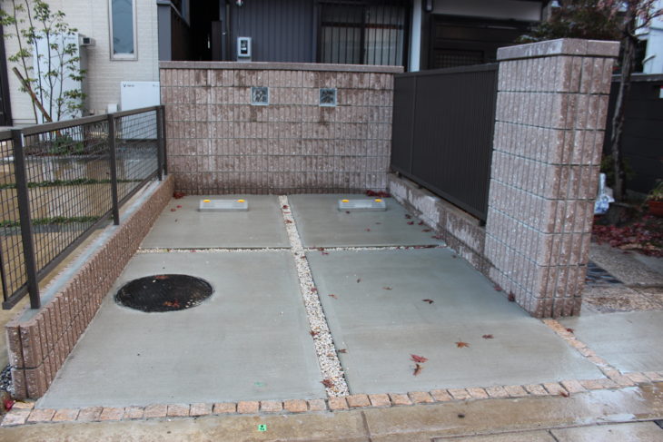   岐阜市　駐車場リフォーム　解体工事