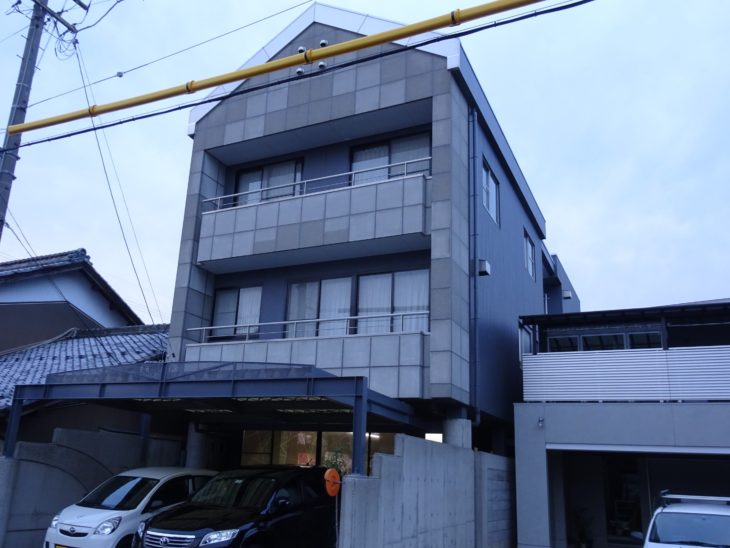   羽島郡笠松町　I様　外壁カバー工法　外壁・屋根塗装　
