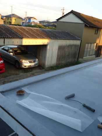岐阜　一宮　ウレタン防水　雨漏り対応