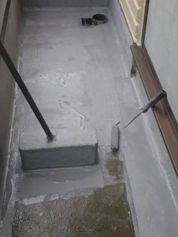 ベランダ　雨漏り　対応　羽島