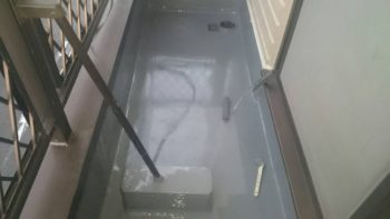 岐阜市 T様 ベランダ雨漏り(ウレタン防水) 雨漏り対応