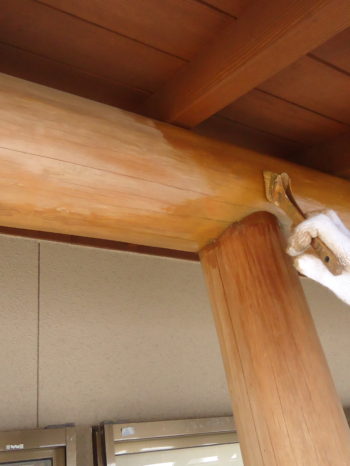 羽島市　輪之内　塗装　和風