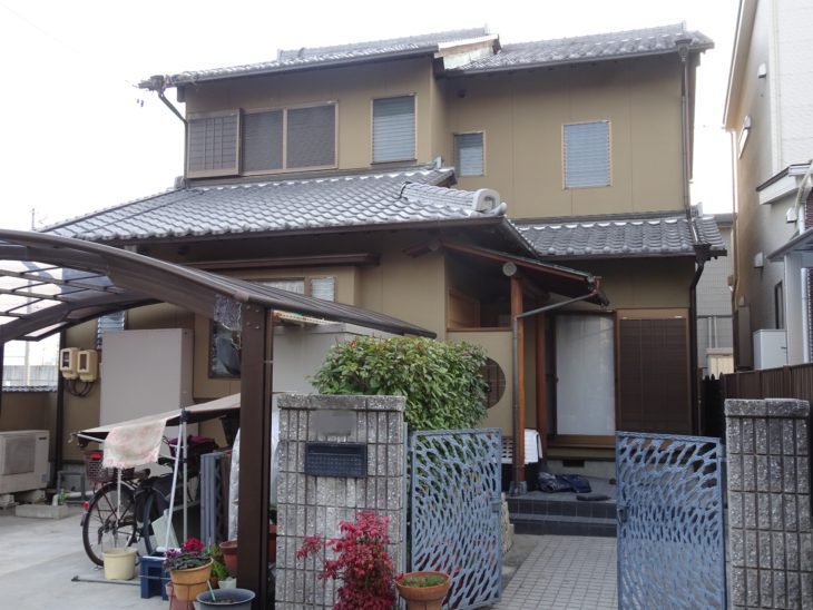   羽島市　和風の家　S様　　外壁塗装工事