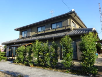 羽島市　セキスイハウスN様　和風の家  塗装工事