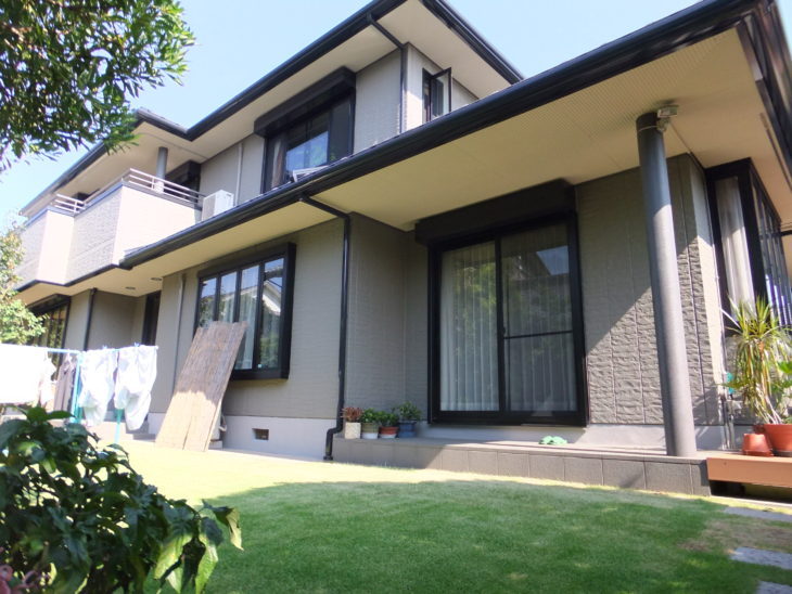   羽島市　セキスイハウス I様　外壁塗装工事　ハウスメーカーのお家